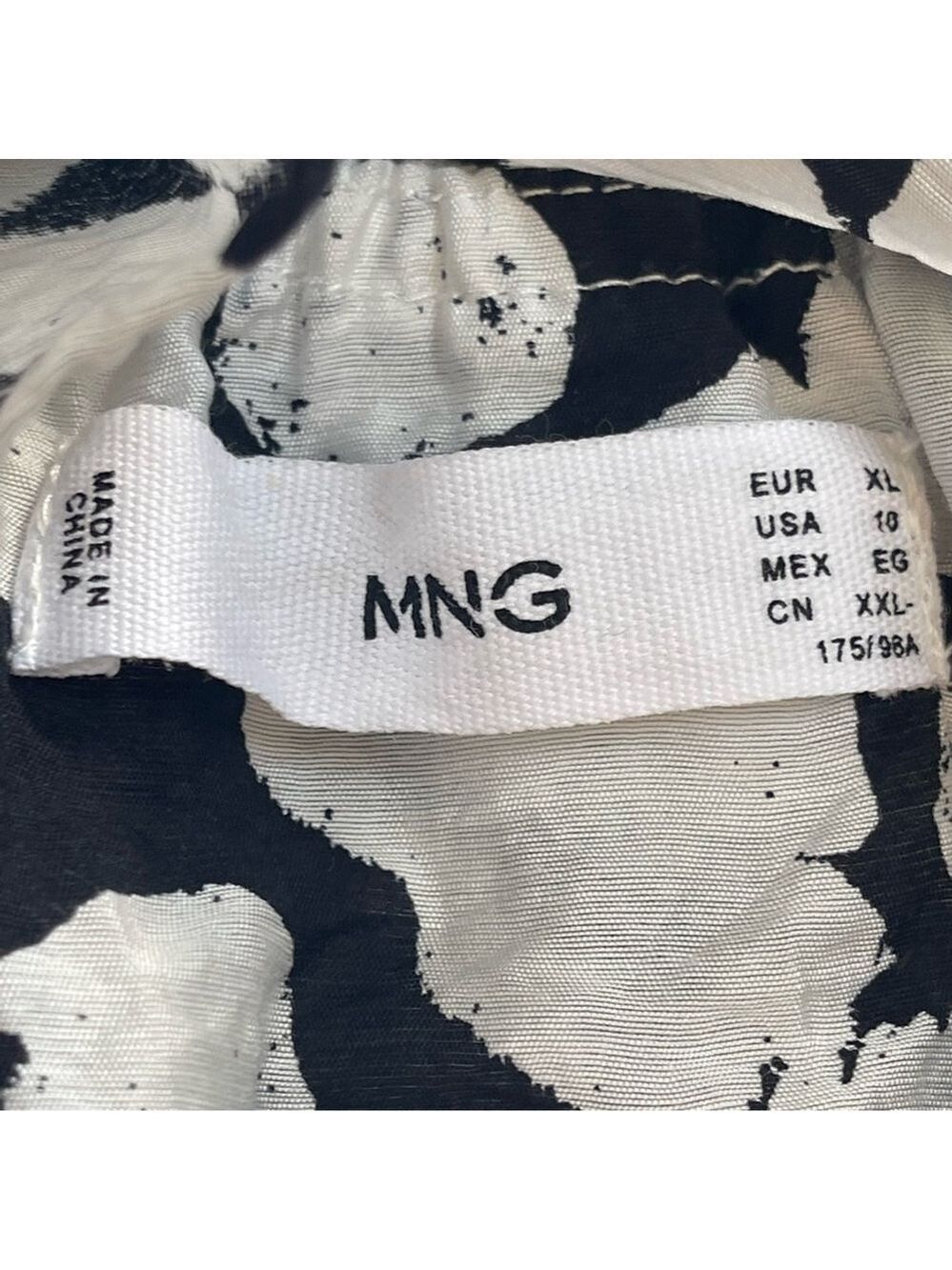 Mango Monochrome Floral Halter Mini Swing Dress Sz 10 Resortwear, Beach Club - Picture 4 of 15